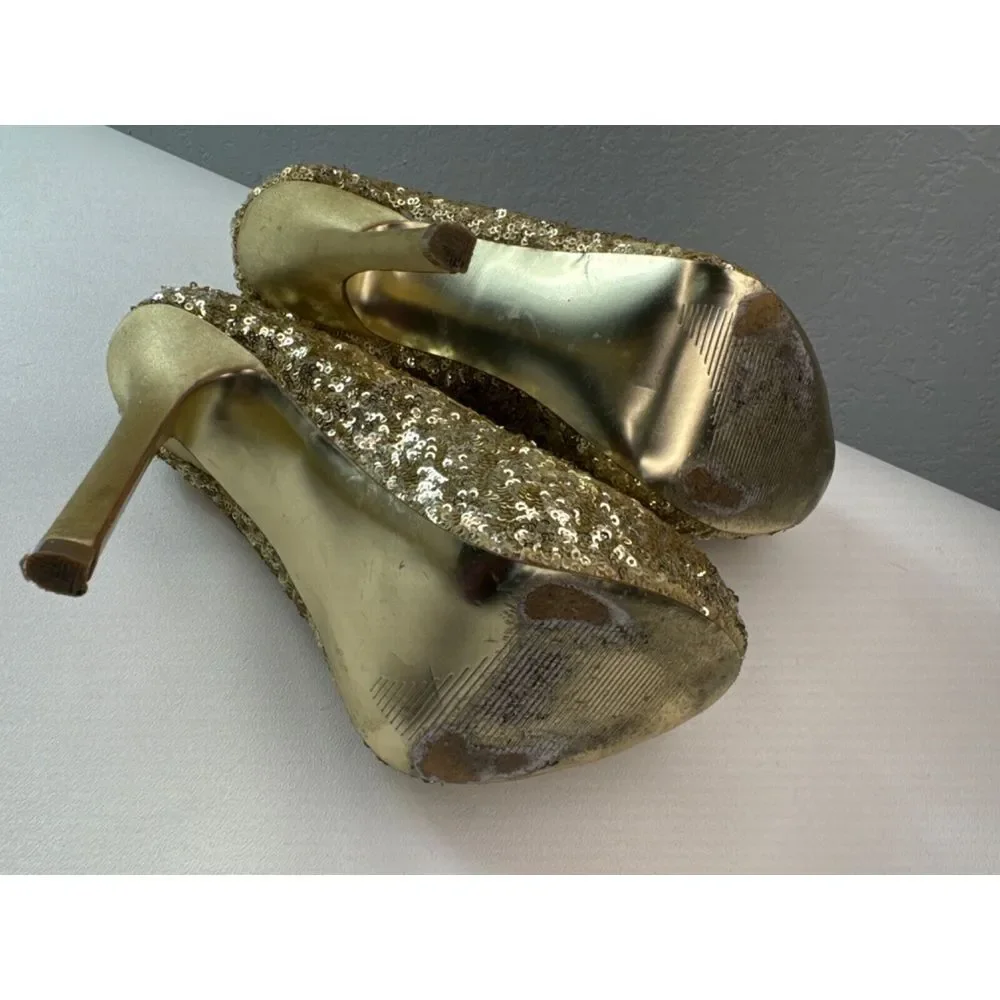 Steve Madden Size‎ 7.5 Sequin Platform High Heels